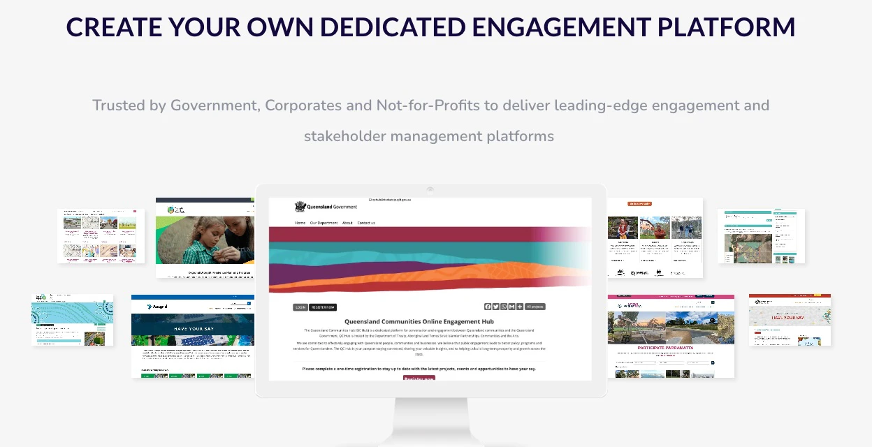 screenshot of Engagement Hub